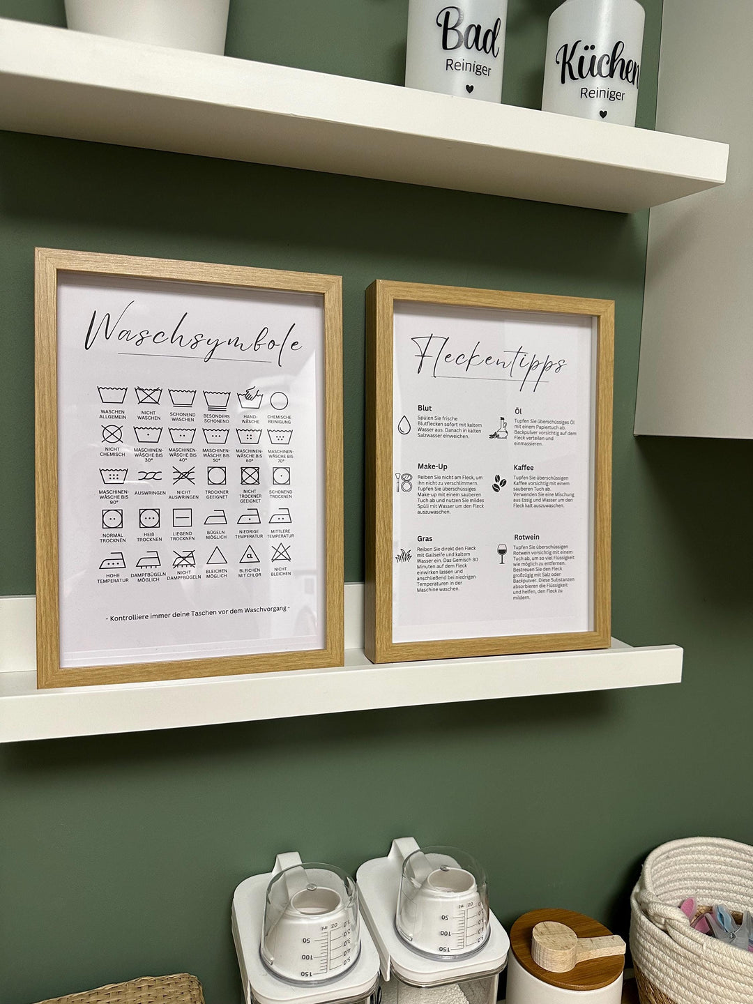 Poster 2er Set Wäsche