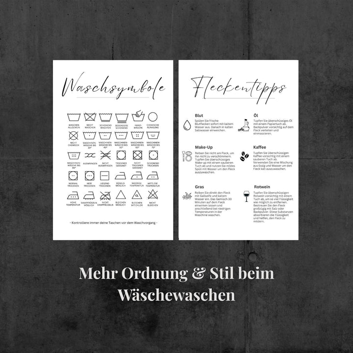 Poster 2er Set Wäsche