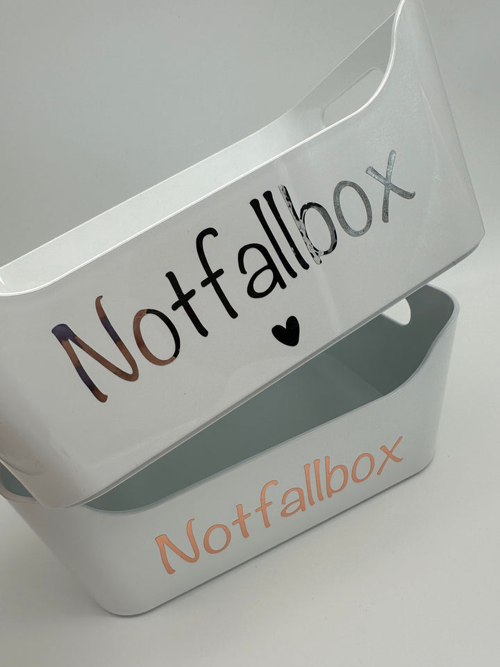 Notfallbox Aufkleber Hochzeit