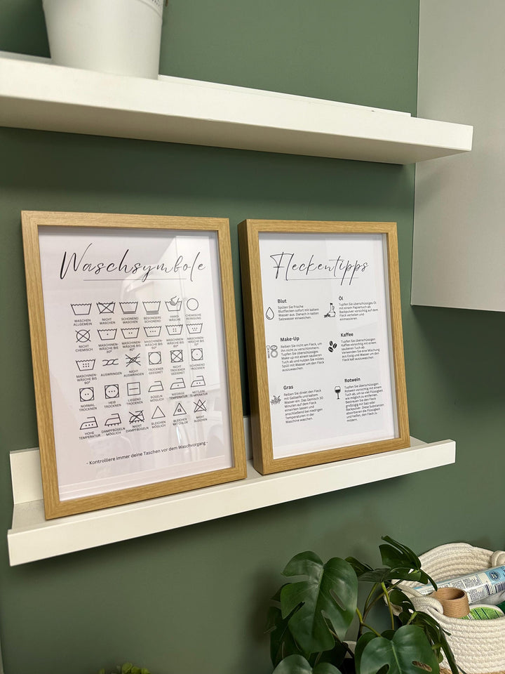 Poster Waschsymbol PDF