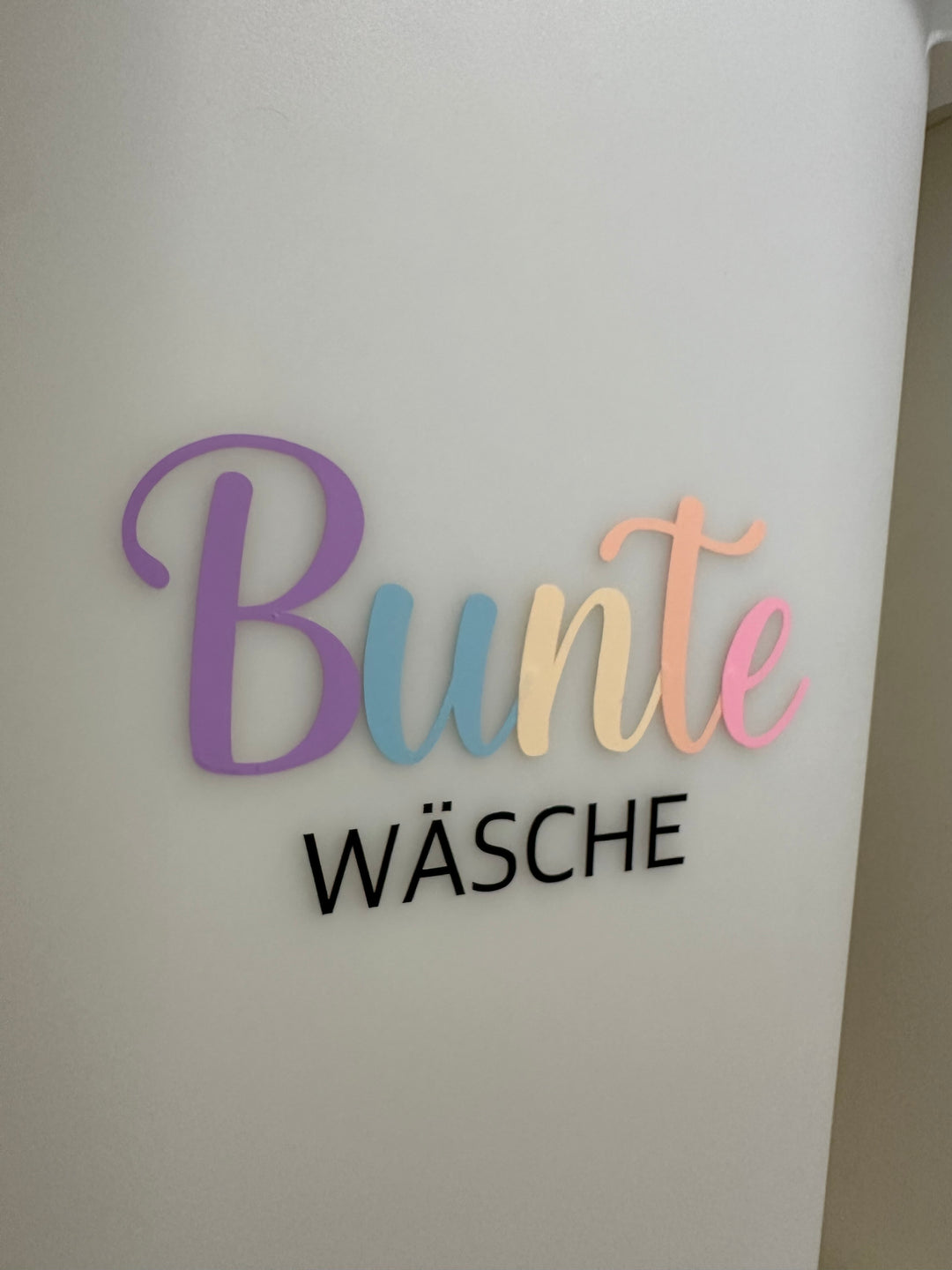 Wäsche Aufkleber – Hauswirtschaftsraum