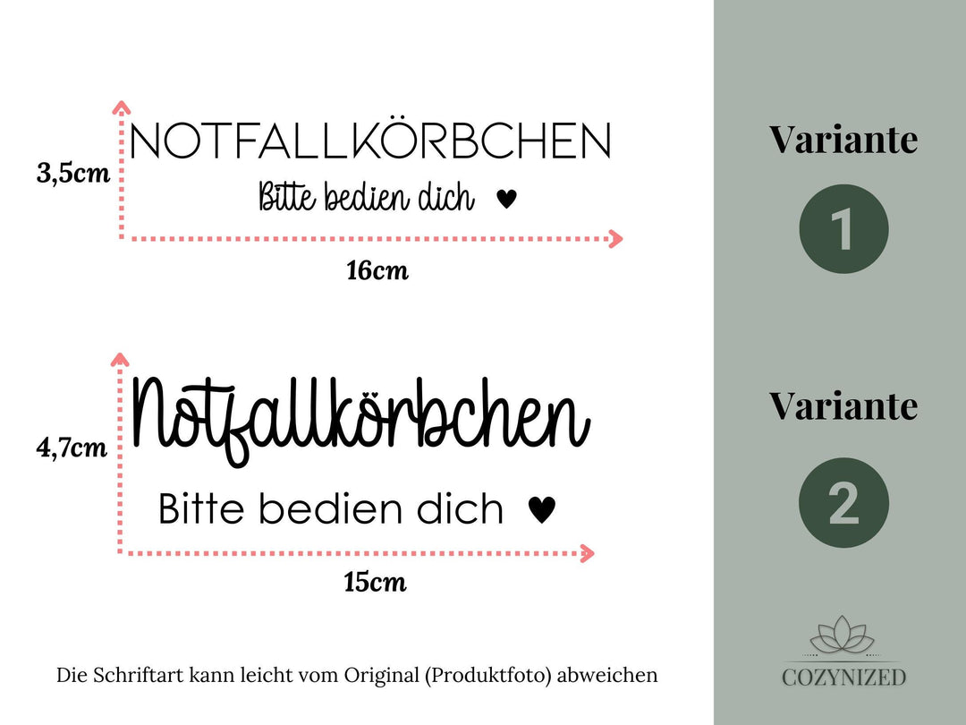 Detailansicht des Hochzeitsaufklebers für Gäste-WC oder Toilettenkorb