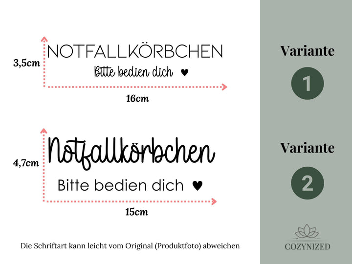Detailansicht des Hochzeitsaufklebers für Gäste-WC oder Toilettenkorb