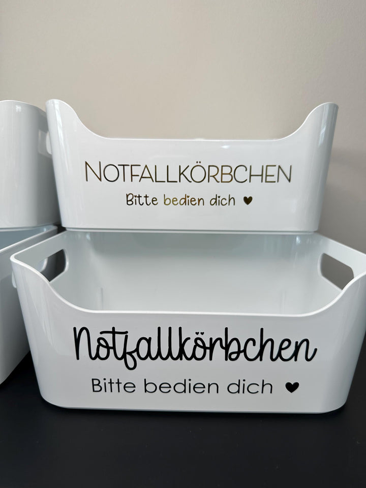 Vinyl-Sticker für DIY-Toilettenkorb mit Transferfolie