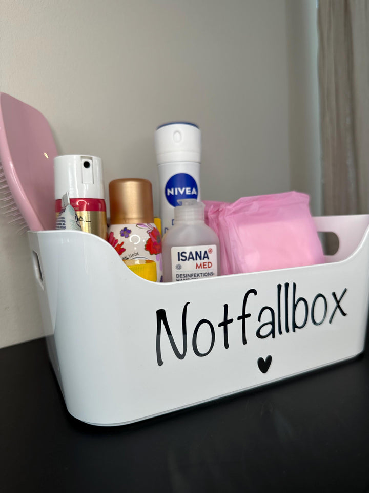 Notfallbox Aufkleber Hochzeit
