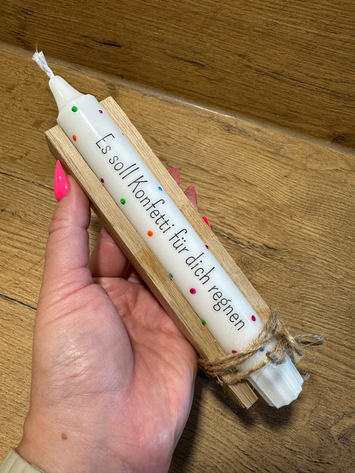 neue geburtstagskerze als geschenk