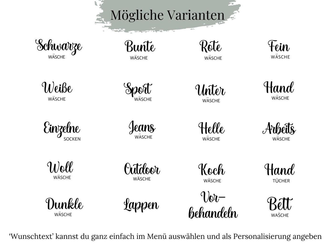 alle Varianten der Vinyl Sticker auf einer Grafik